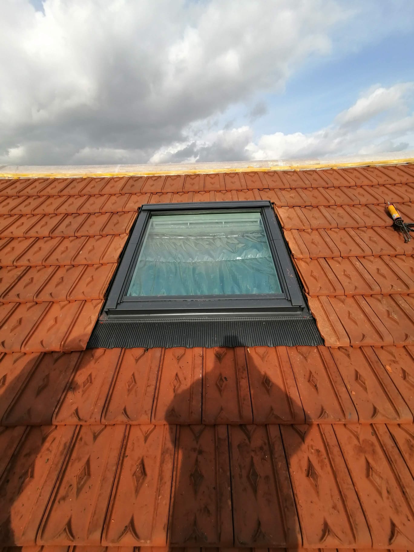 Installation de fenêtre de toit Velux